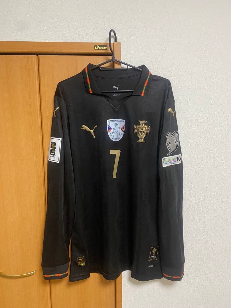 新品RONALDO 2026W杯 ポルトガル代表 7 長袖 シャツ