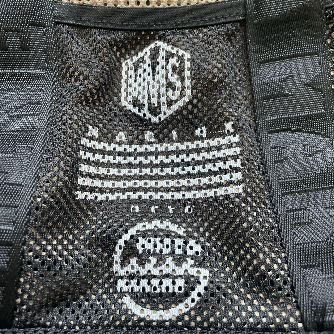 美品 muta MARINE カートバッグ ゴルフ メッシュ ジャガードテープ