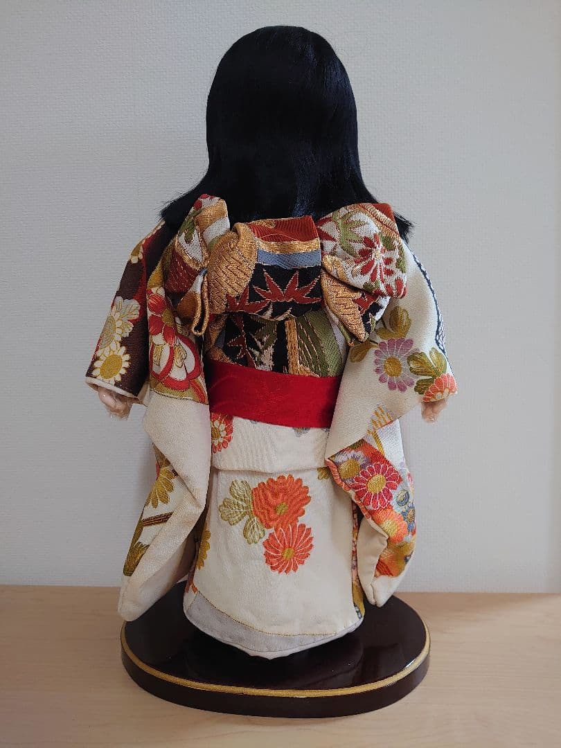 【送料込み】松寿作 市松人形 「浪花のいちまさん」立ち、座り2体セット 元箱付き