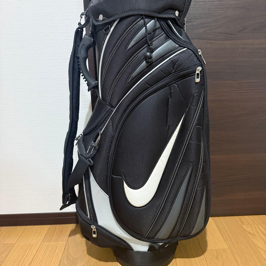 Nike キャディバッグ ゴルフバッグ 黒/白