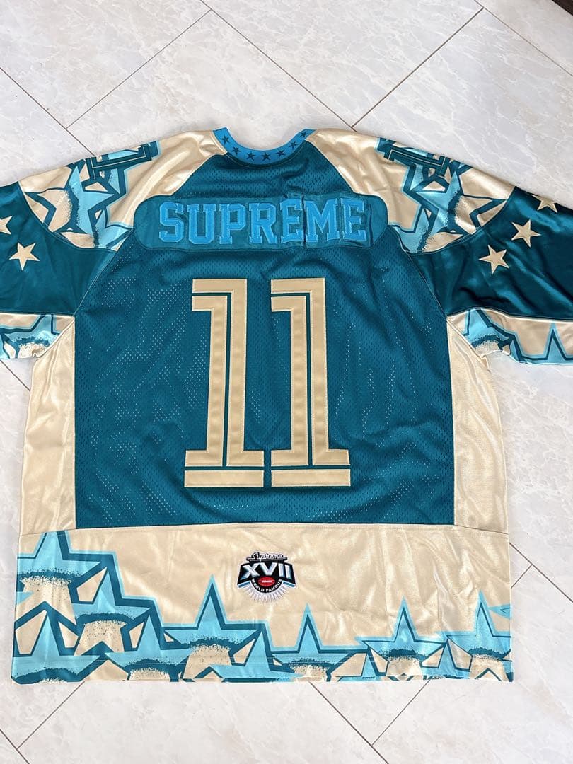 未使用品 Supreme Stars Football Jersey ゴールド