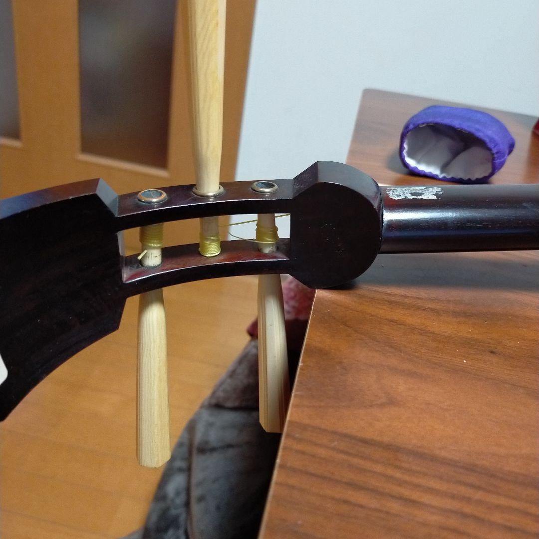 S SＸです修理要三味線と三味線二丁掛け2点お纏め