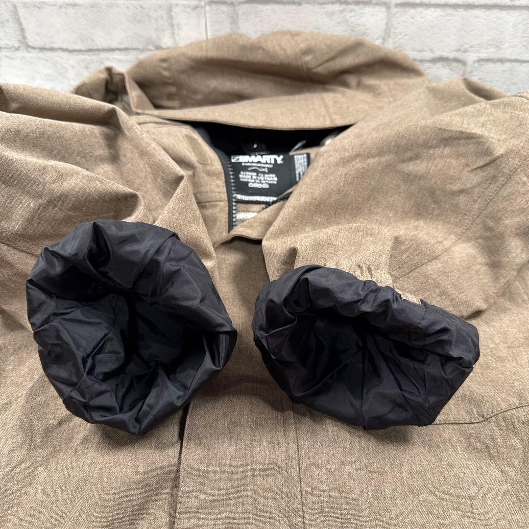 686 スノーボードウェア SMARTY 高機能 マウンテンパーカー 茶 L