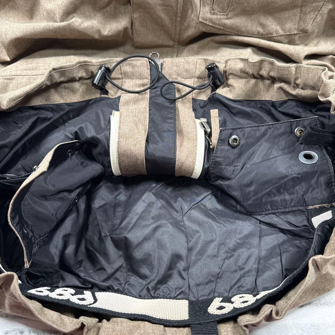 686 スノーボードウェア SMARTY 高機能 マウンテンパーカー 茶 L