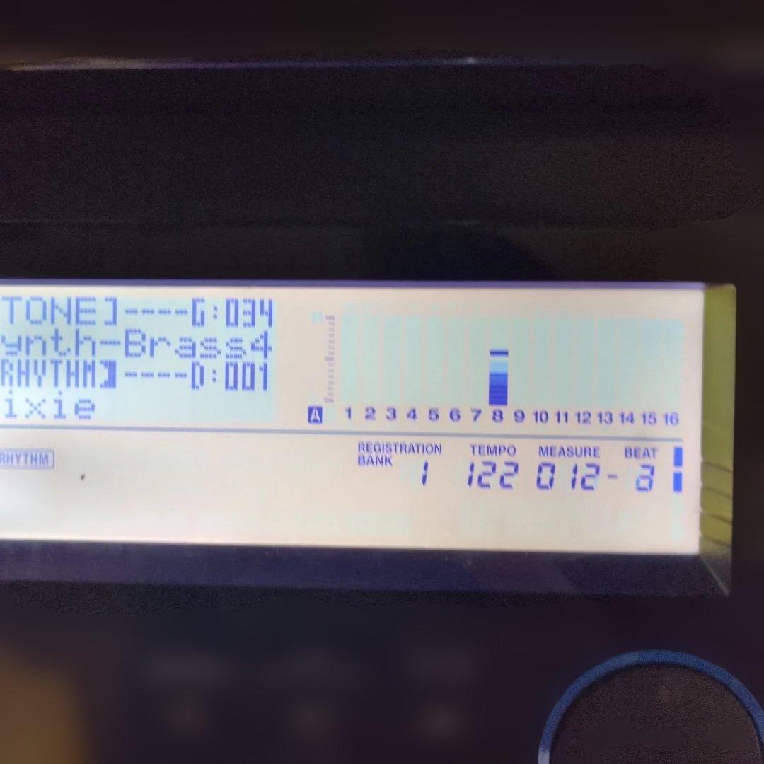 CASIO　WK-6600　本体　譜面台　アダプター