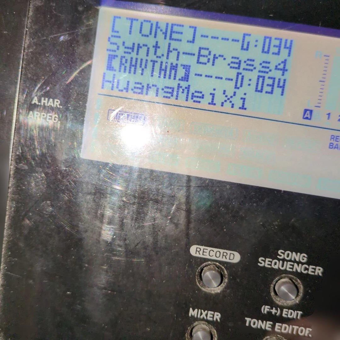 CASIO　WK-6600　本体　譜面台　アダプター