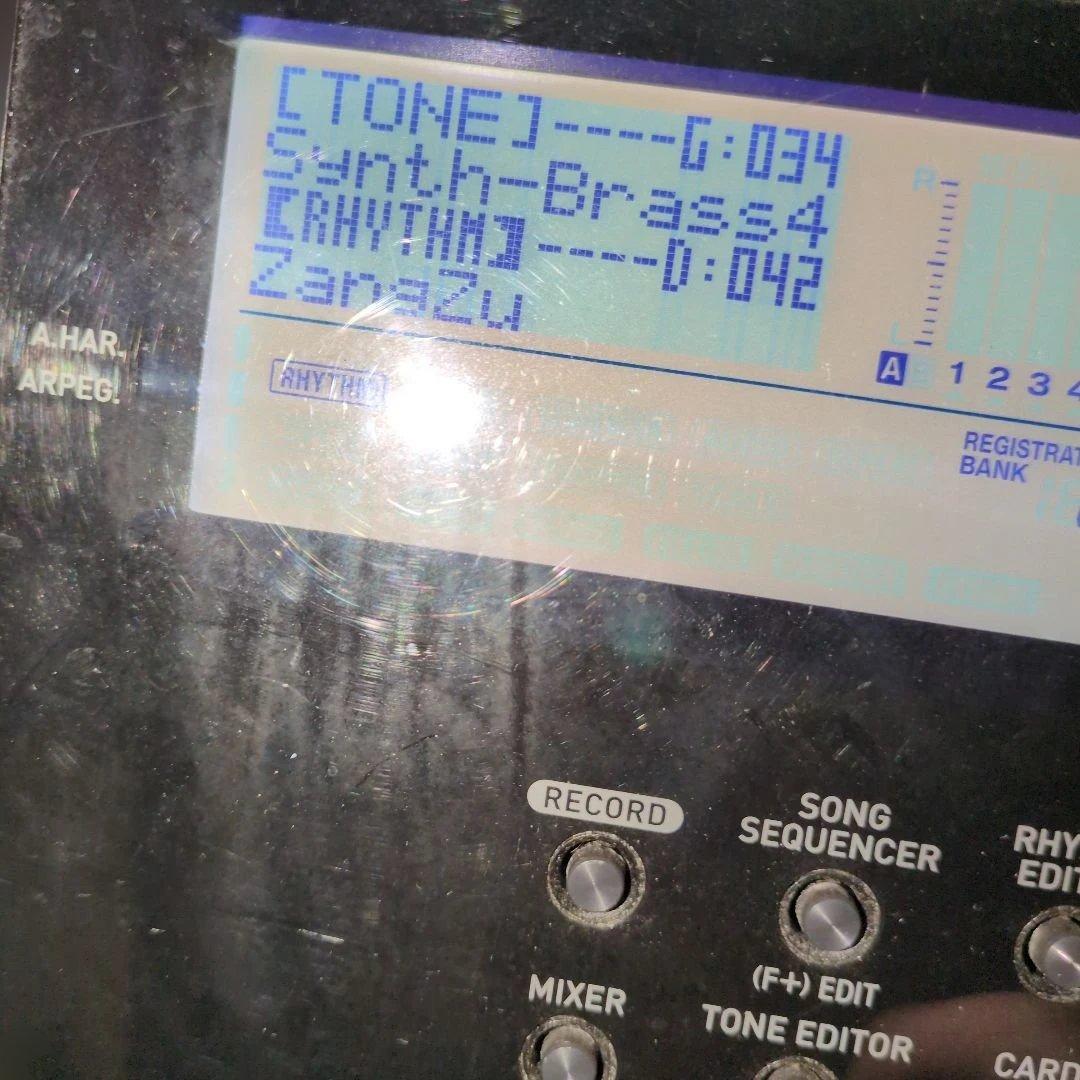 CASIO　WK-6600　本体　譜面台　アダプター