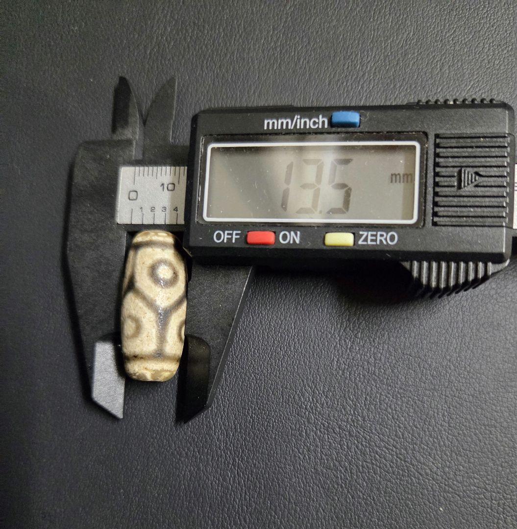 978　天珠　亀甲長壽六眼天珠　貴重　珍品　dzibeads！