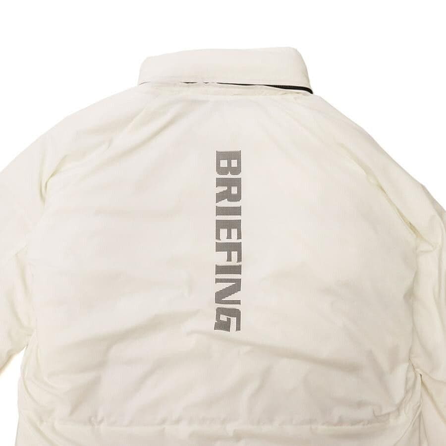 BRIEFING　ブリーフィング ダウンベンチコート　　ヒート温度調節　ホワイト