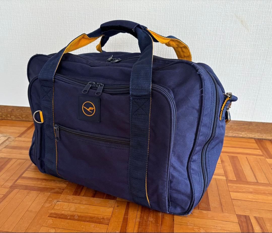 エアラインバックLUFTHANSA ドイツ航空会社ルフトハンザ ボストンバック