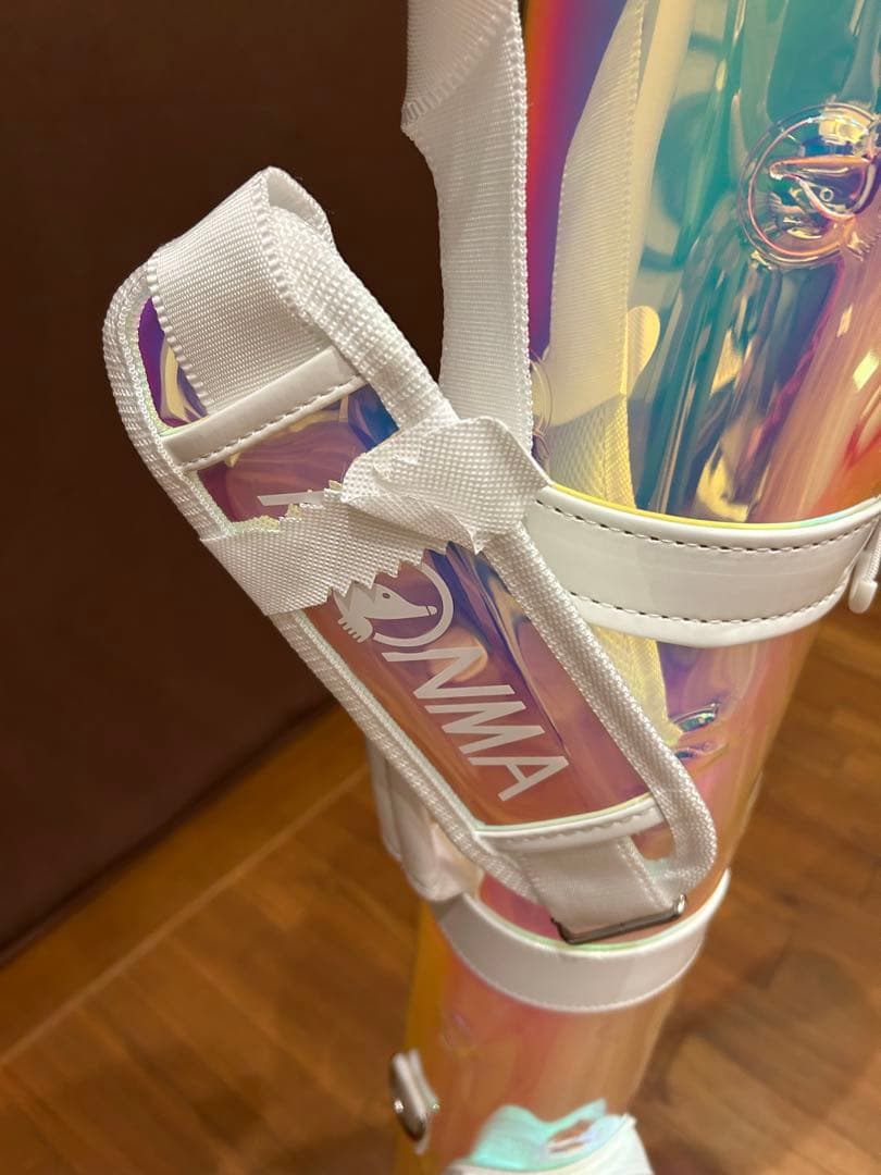 ピンクHONMA 本間ゴルフオーロラホログラフィックゴルフバッグ CC12060