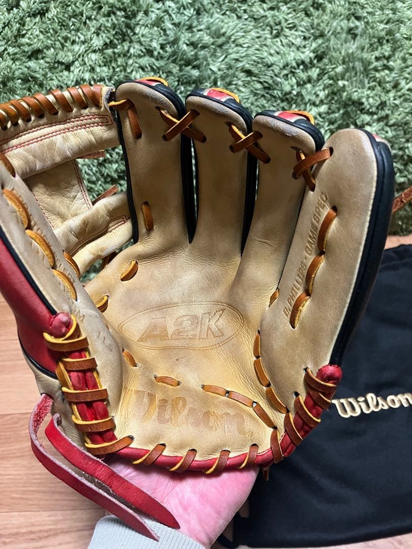 激レア！Wilson A2K DATDUDE 硬式内野手用グラブ 王冠バック風