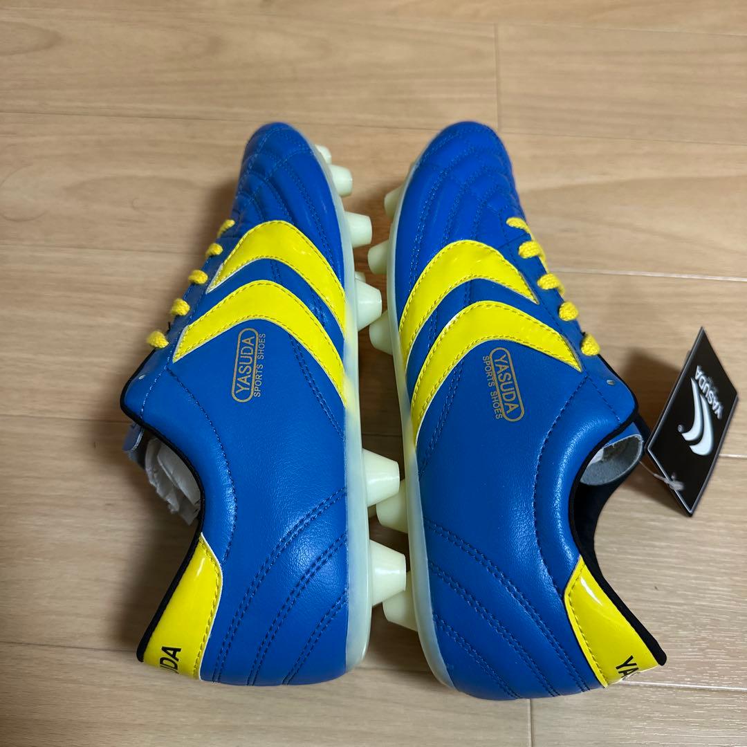 YASUDA サッカーシューズ 青/黄色 新品