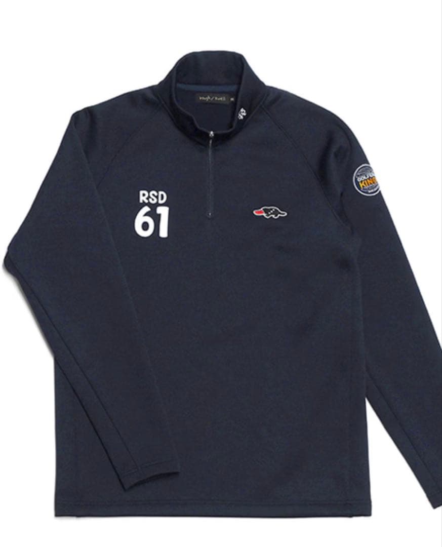 ラフ＆スウェル　ゴルフウェア　ホットジップモックネック　ネイビーＭサイズ 新品