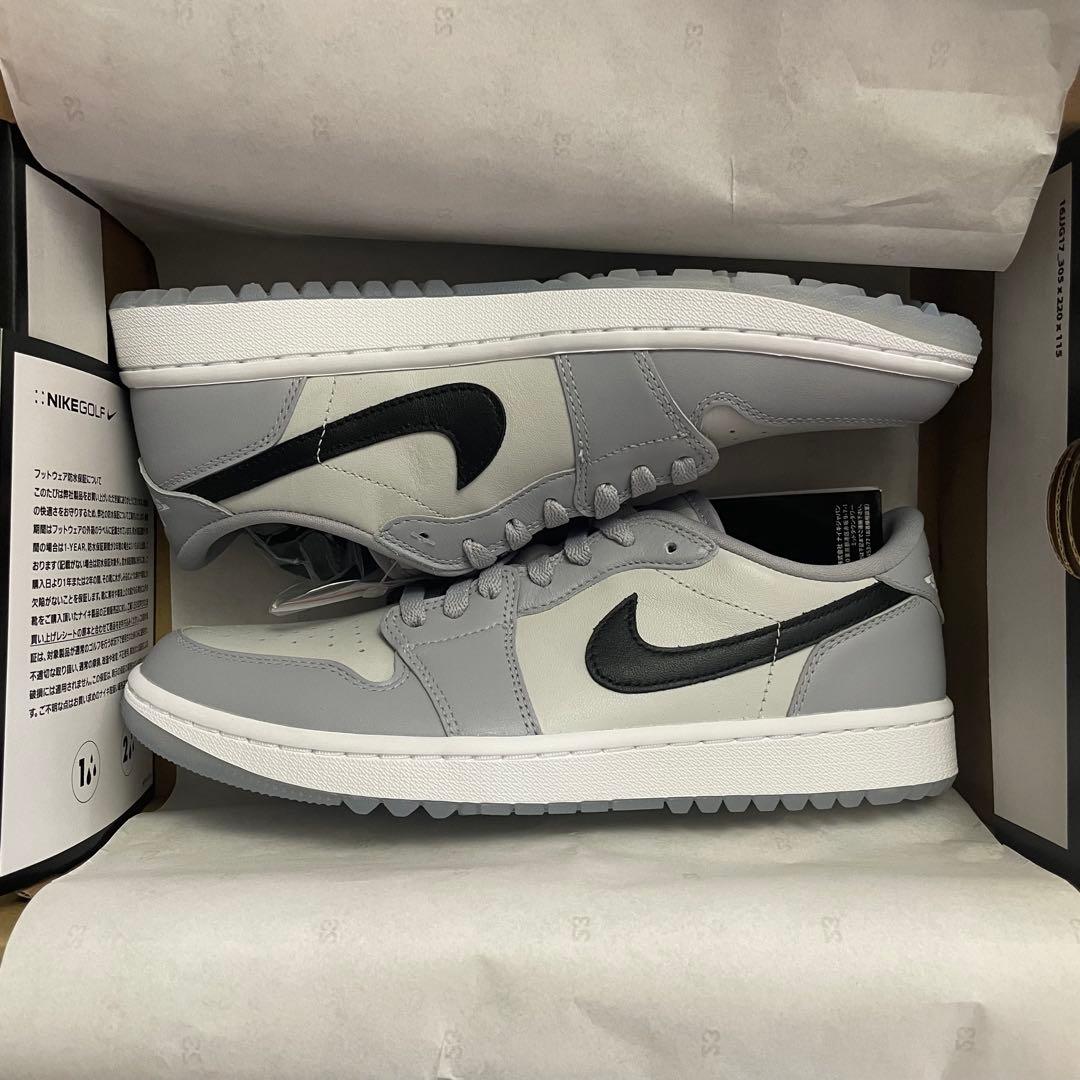 シューズ(男性用) NIKE AIR JORDAN 1 LOW G WolfGrey 26.5cm