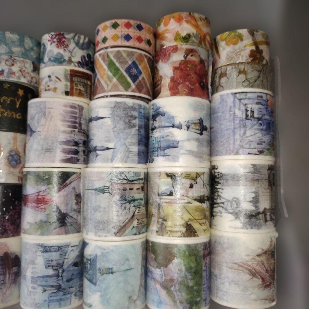 【廃盤品多数】巻き売り BGM マステ 誕生石 全世界 カフェ 文具