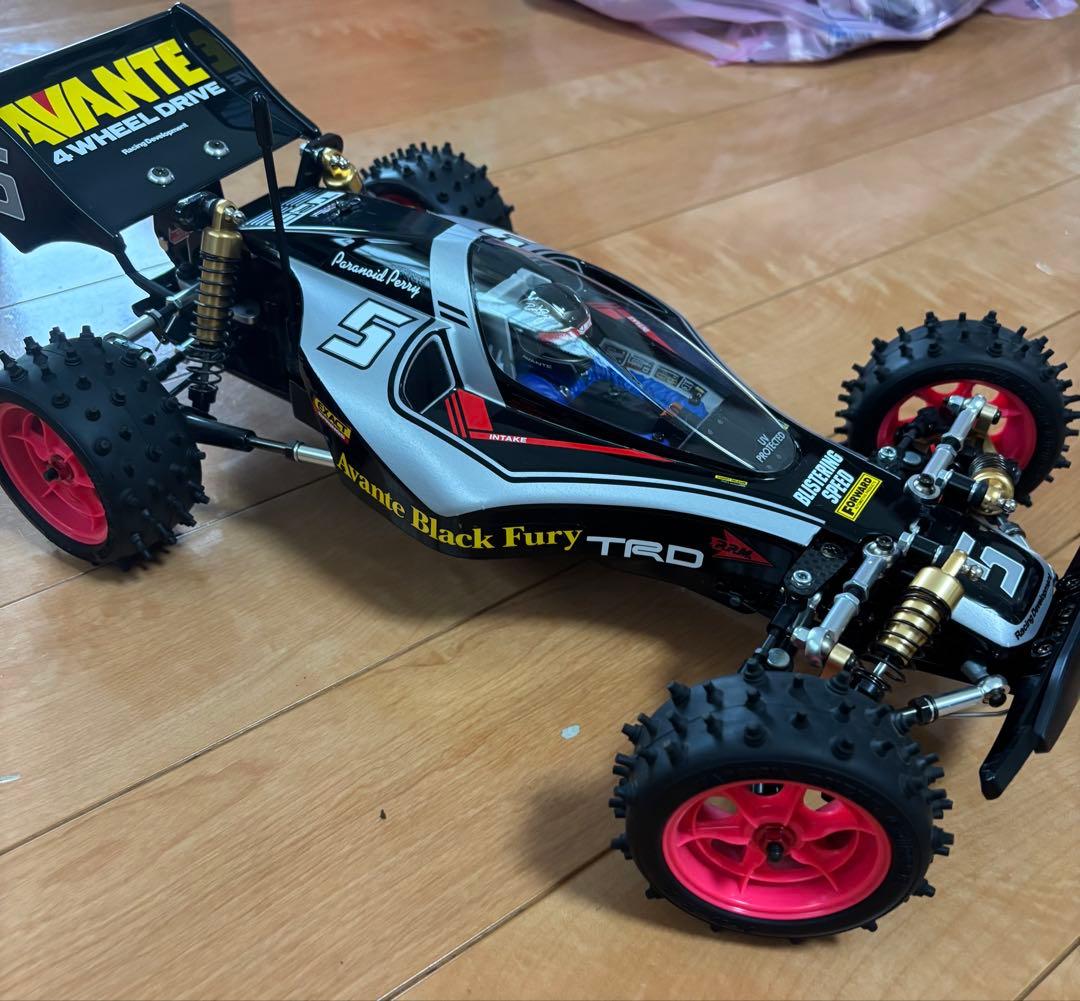 未走行品、タミヤ 1/10 電動RC アバンテ2011 ブラックスペシャル