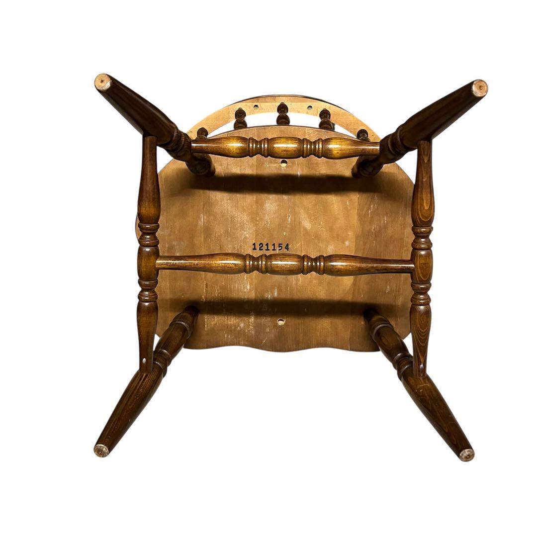 【送料無料】飛騨産業 キツツキ ウィンザーチェア アームチェア アンティーク ④