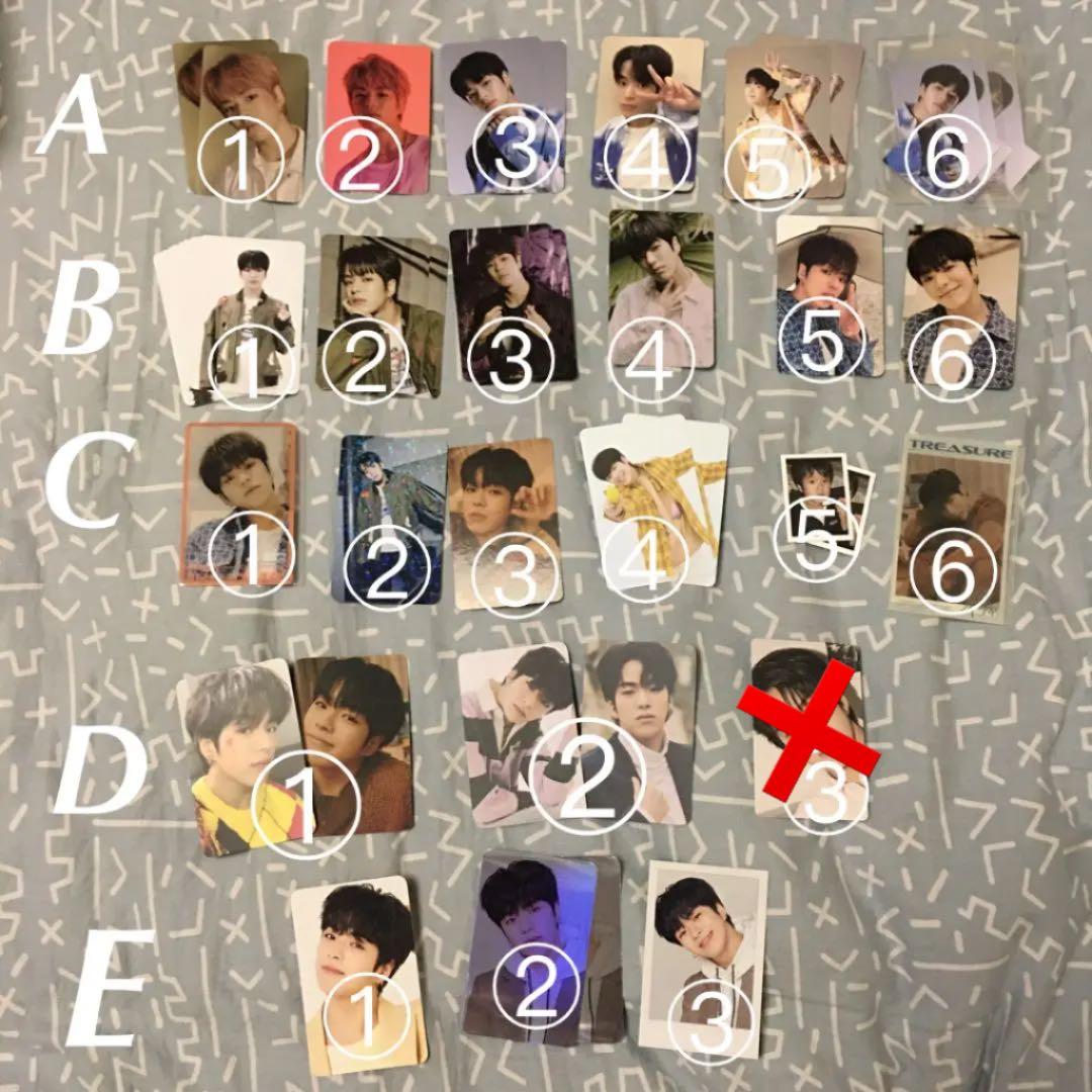 TREASURE　ジェヒョク　トレカ 特典 公式グッズ　セット