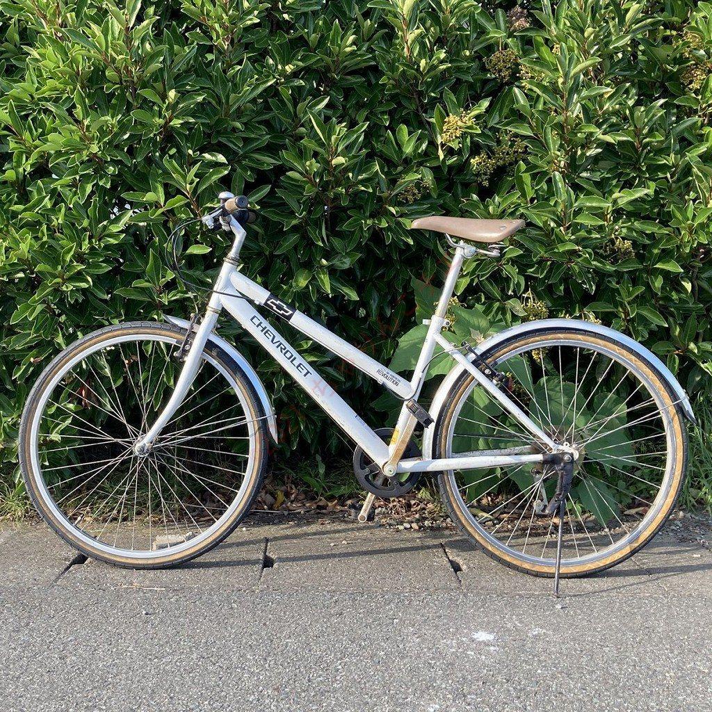 【走り快調！】 点検/整備渡し 6段変速 シボレー クロスバイク 軽快車 自転車