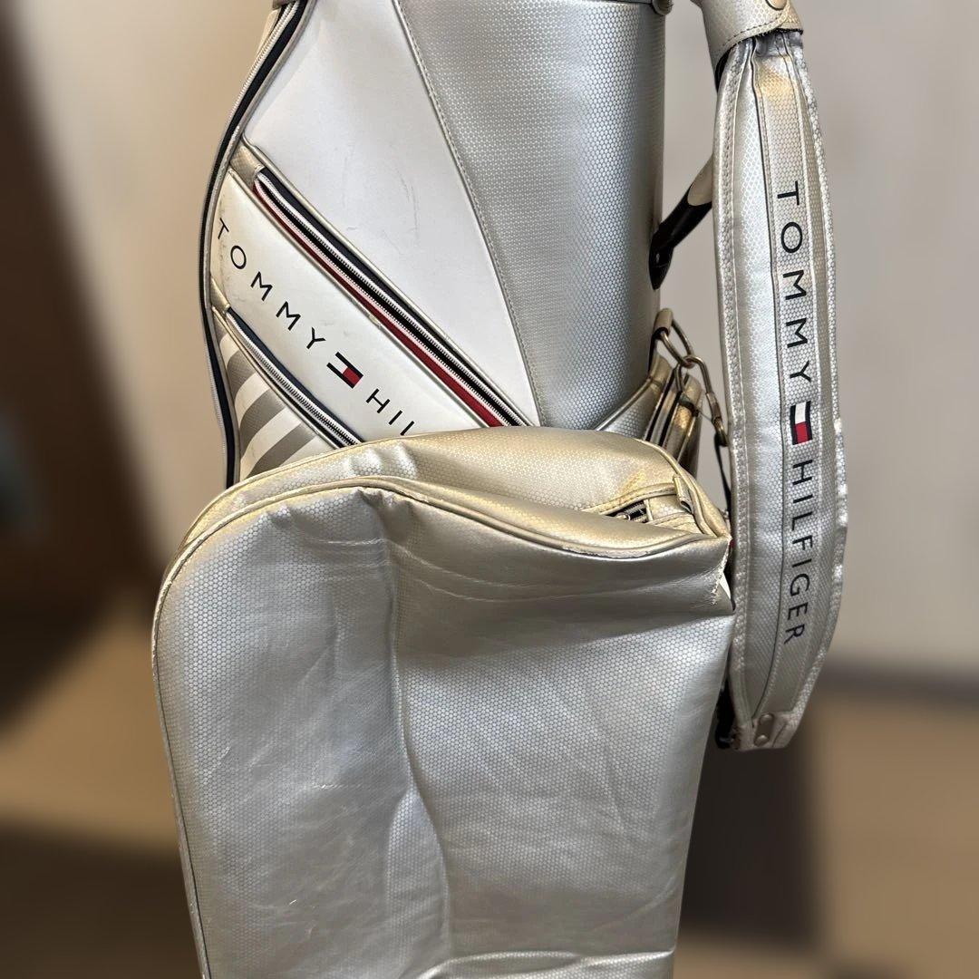   ゴルフ キャディバッグ トリコロール 9型 3点式