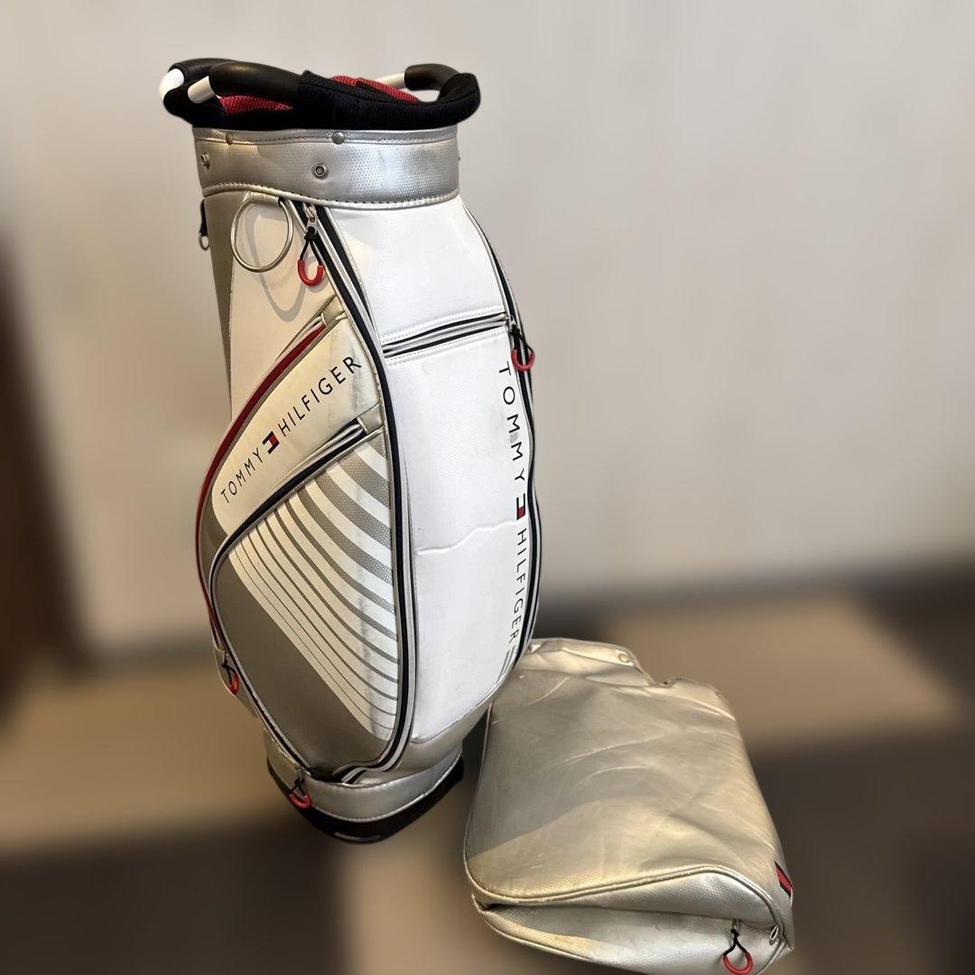   ゴルフ キャディバッグ トリコロール 9型 3点式