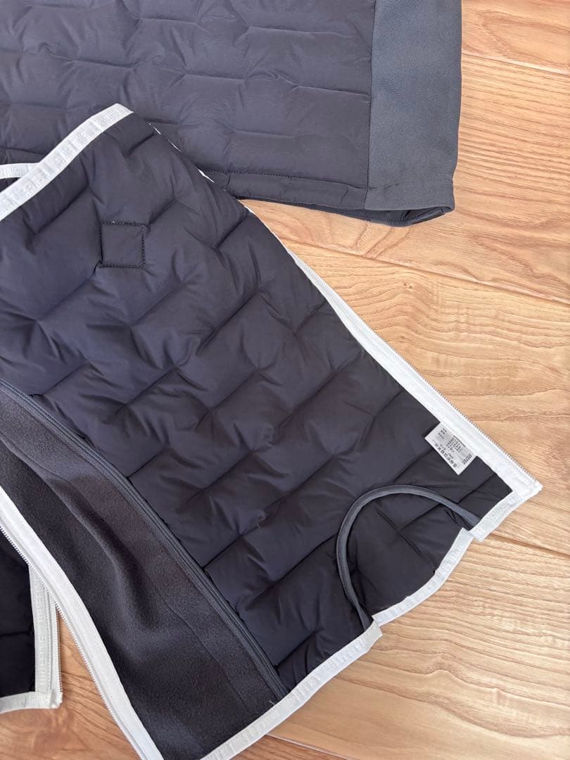 ハイブリッドダウンスカート　グレーS レッグウォーマー　セット　2025モデル