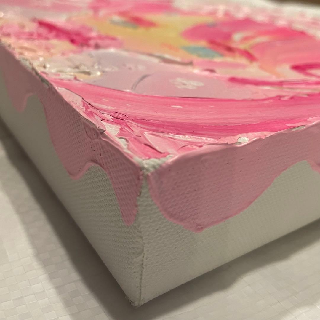 【原画】小田望楓 「受け取ってくれる？」20cm×20cm原画 COA 証明書付