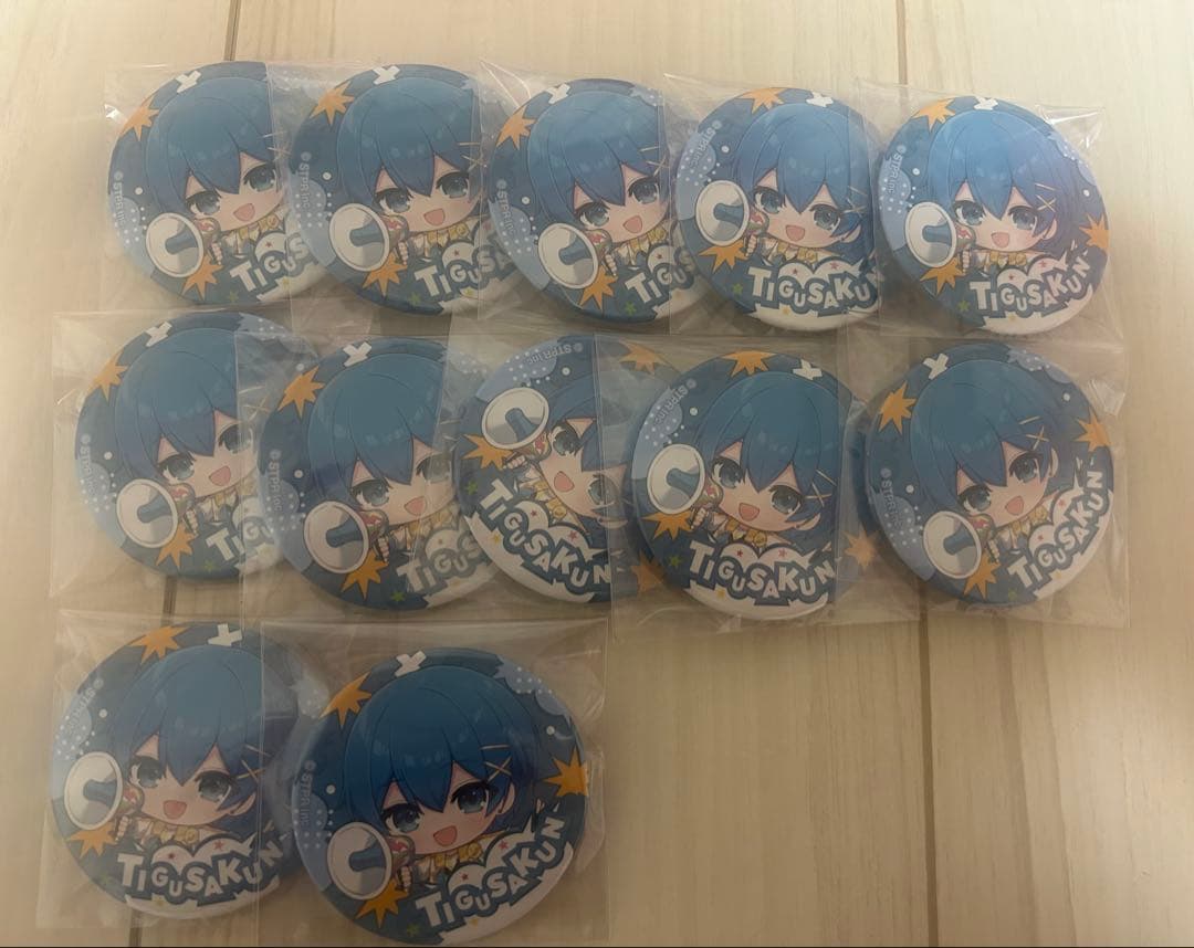 AMPTAK×COLORS ちぐさくん 缶バッジ12個セット