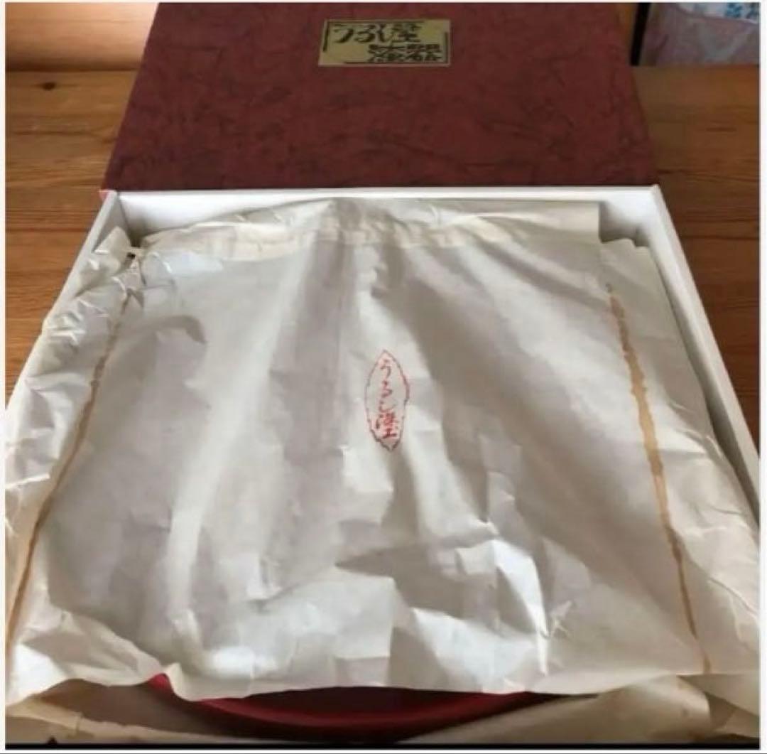 新品・箱付き うるし塗装器 盆