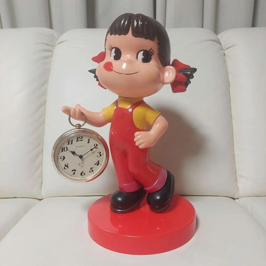 ◆非売品 キャンペーン ペコちゃん 懐中時計 人形