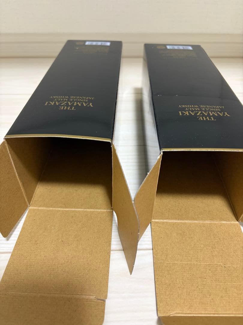 【Oda】山崎 18年 ウイスキー 空箱5箱+空瓶1本セット