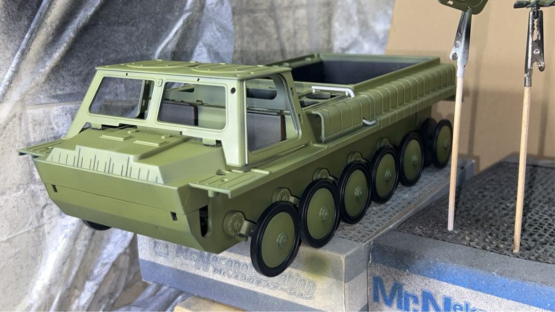 WPL E-1 1/16 新品 塗装 再組立て 金属履帯 等変更 新品 技適付き