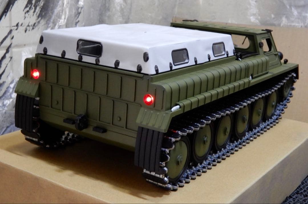WPL E-1 1/16 新品 塗装 再組立て 金属履帯 等変更 新品 技適付き