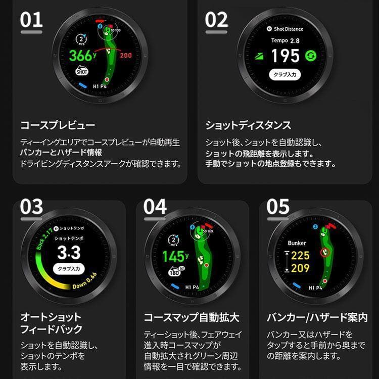 114腕時計型 ≪ ボイスキャディ T11 PRO ≫voicecaddie