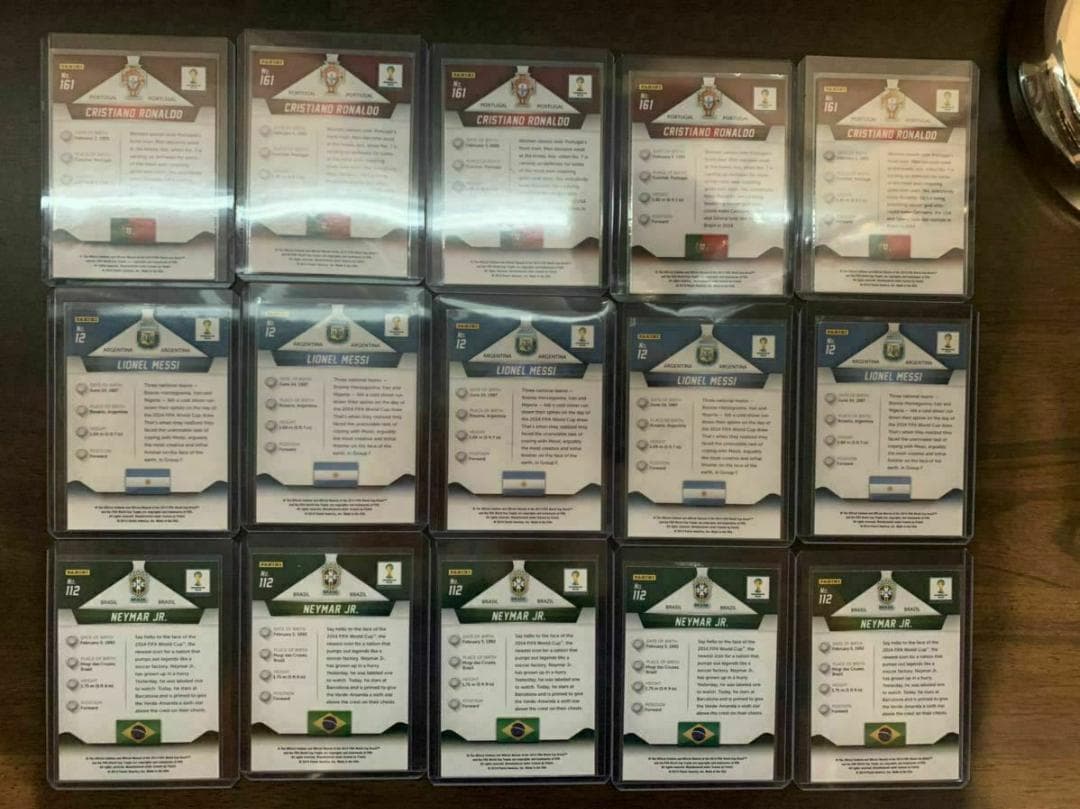 その他 2014 Panini Prizm Messi RONALDO base