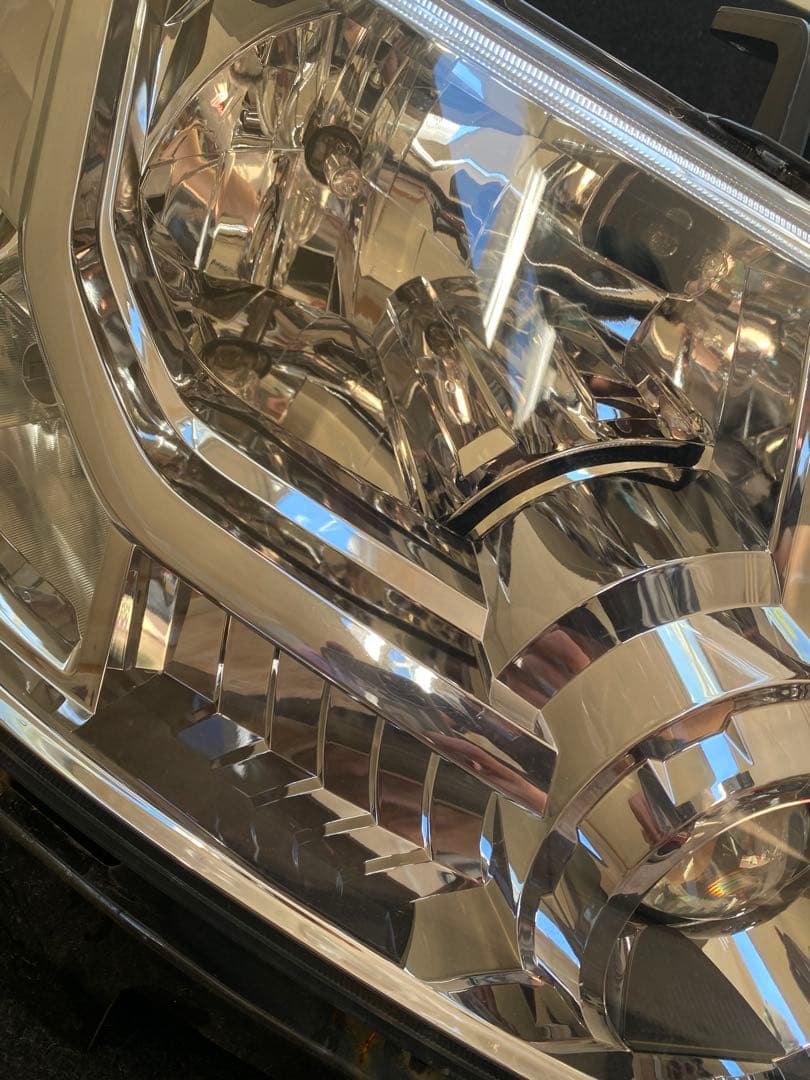 デリカD5 前期 純正HIDヘッドライト 左右セット