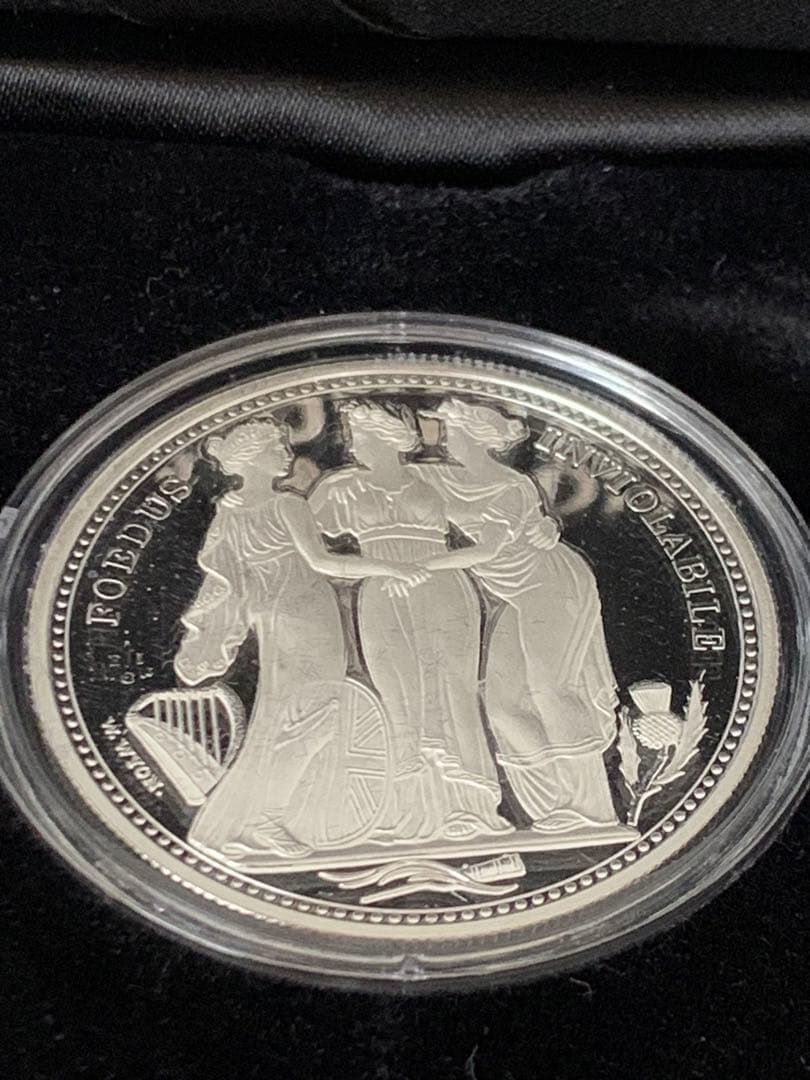 セントヘレナ 2021 スリーグレイセス 銀貨 プルーフ 1オンス