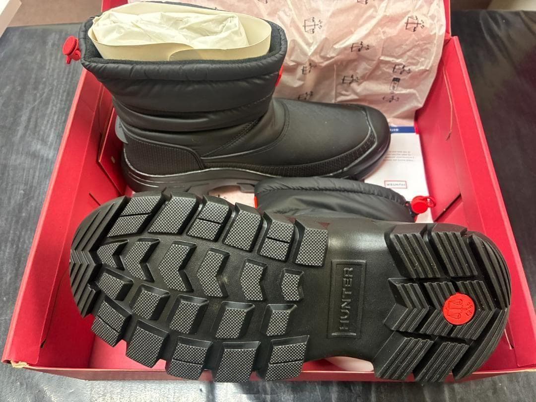 新品 超人気 HUNTER スノーブーツ ショート (25cm) 防水防寒