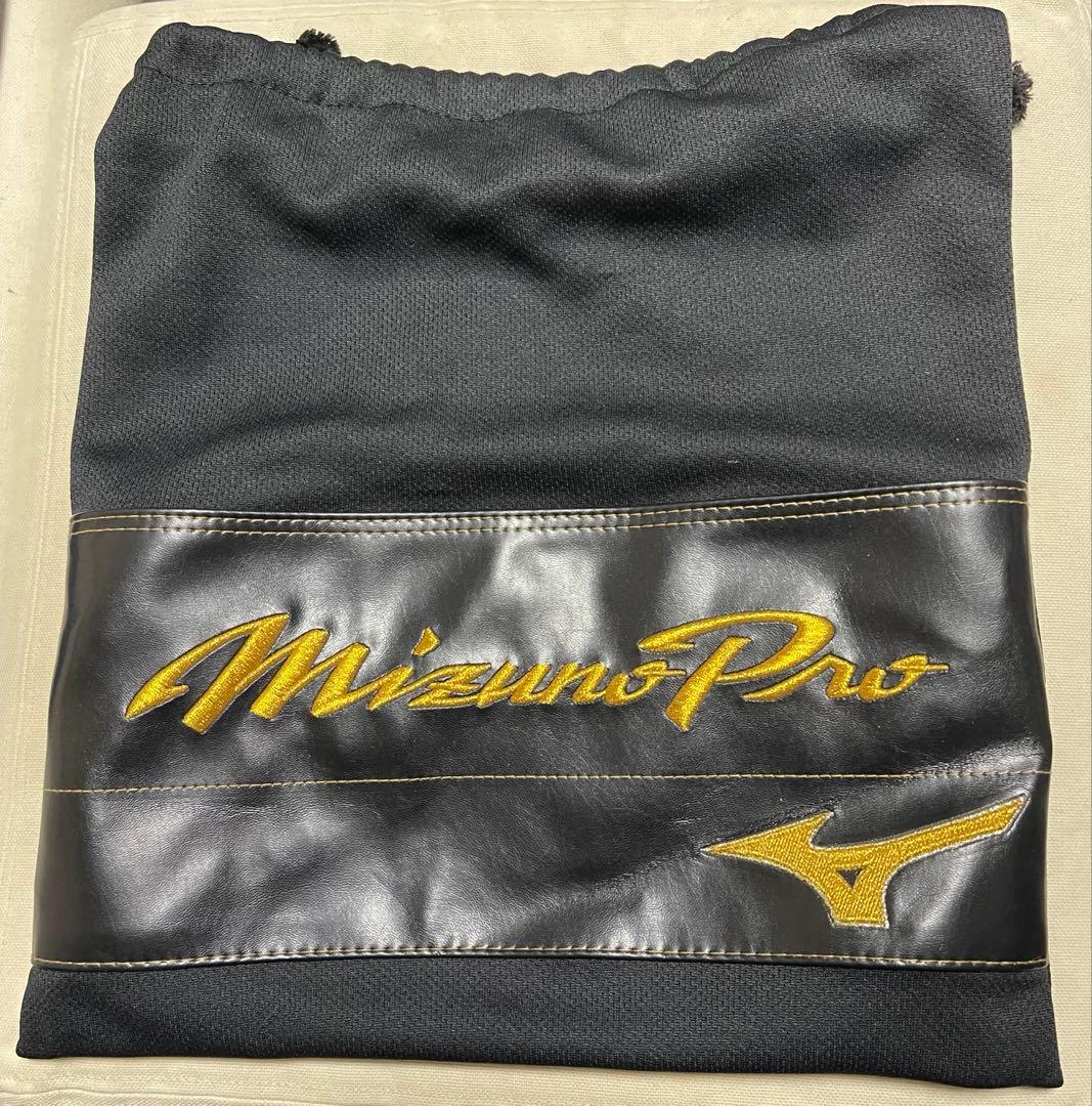 Mizuno 軟式キャッチャーミット 黒/オレンジ