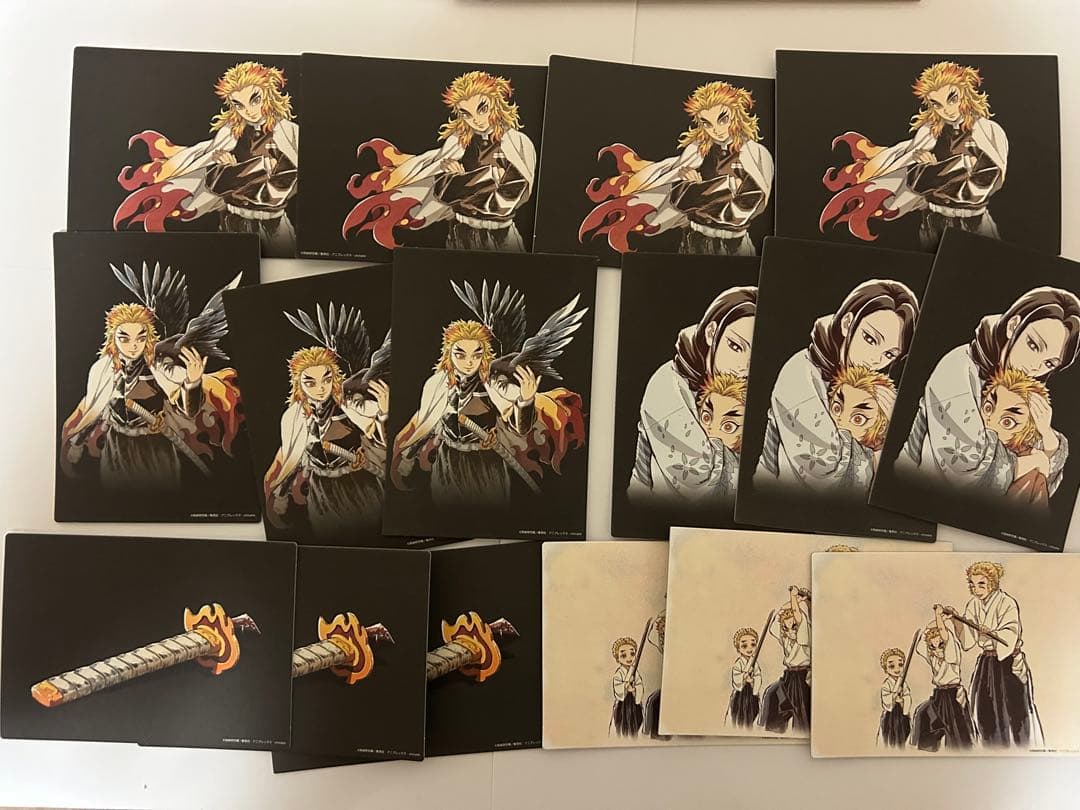 鬼滅の刃 無限列車編 煉獄杏寿郎 特典 イラストカード 16枚セット