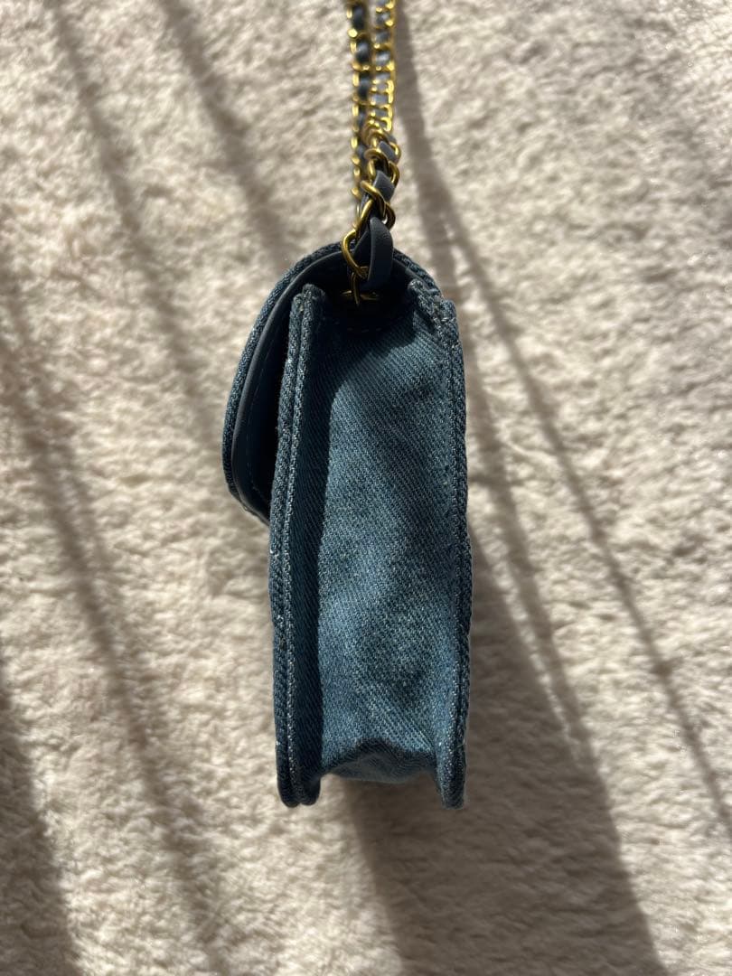 【新品未使用】CHANEL海外VIP限定ノベルティ デニム チェーンショルダー