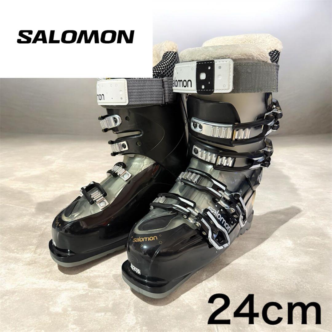 サロモン スキーブーツ RS 75W 24.0cm 暖かボアインナー 初中級者