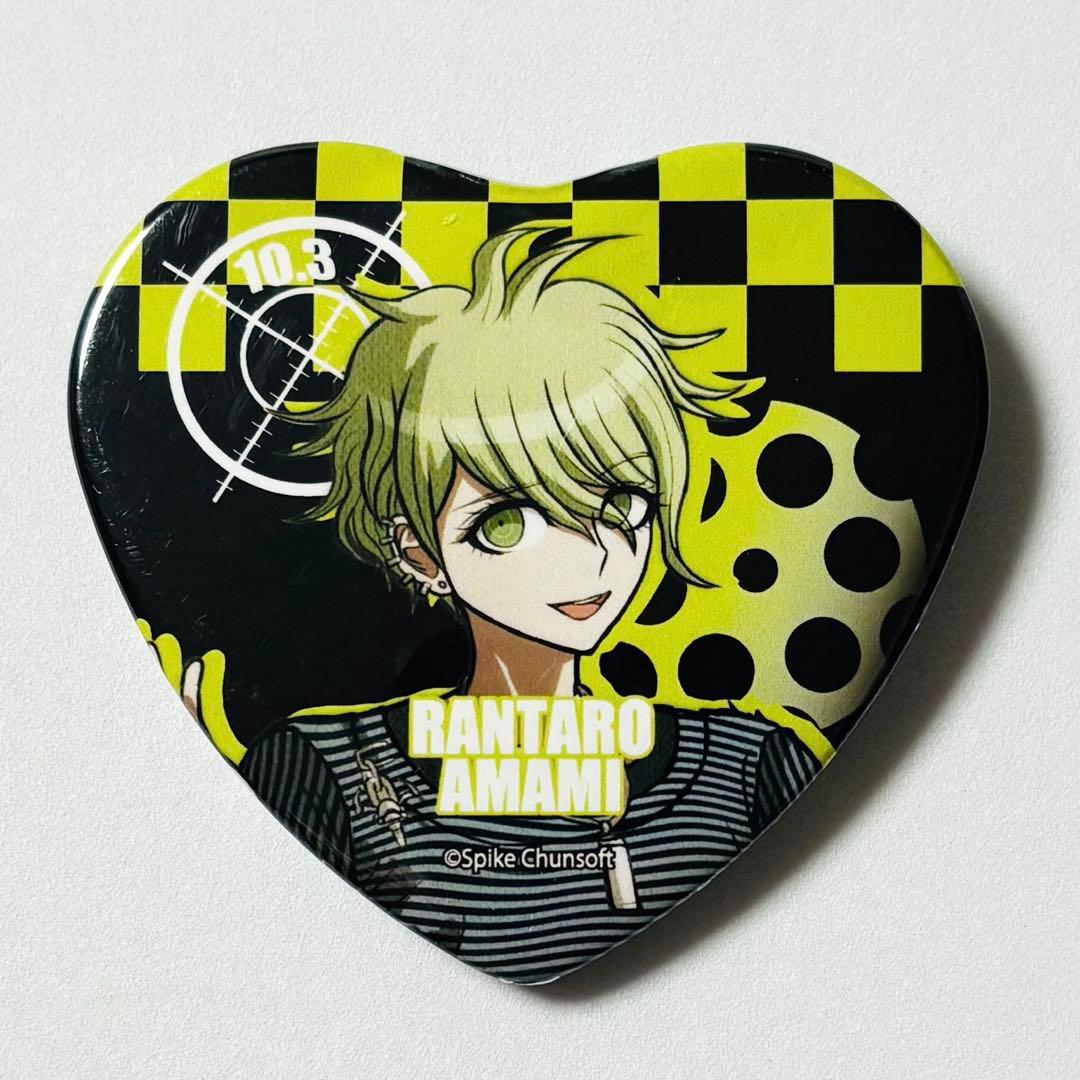 ダンガンロンパ プリロール バースデー ハート型缶バッジ 天海蘭太郎