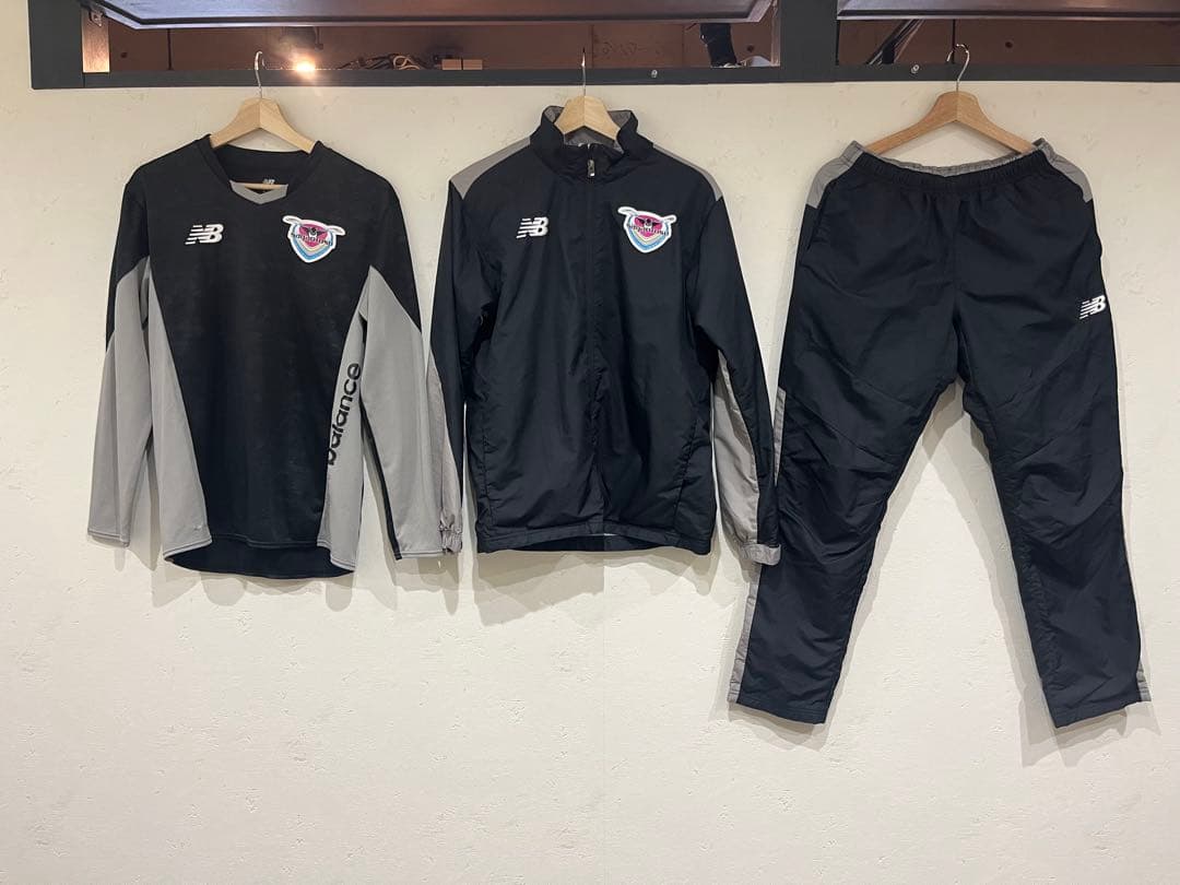 【選手・スタッフ支給】サガン鳥栖 ピステ上下 長袖シャツ M 3点セット