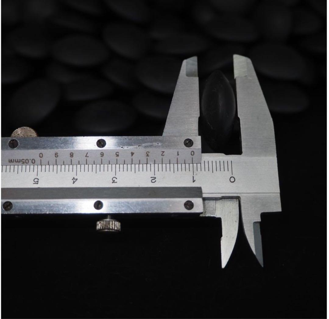 送料無料　日向特製　蛤碁石35号・碁笥セット　旧家蔵出