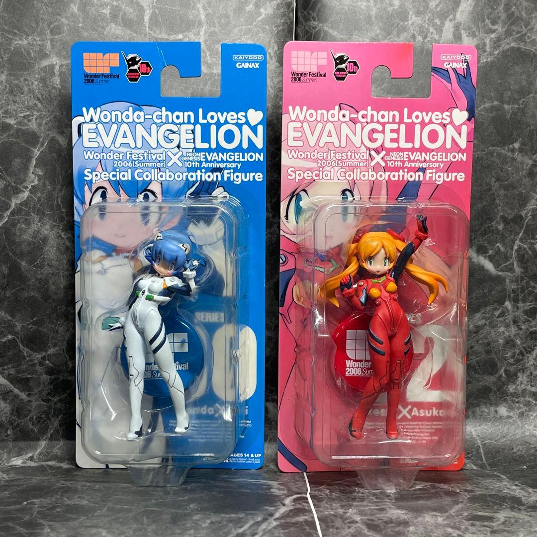 【新品】 エヴァ10周年コラボ レイ×アスカ 限定フィギュア ワンフェス2006
