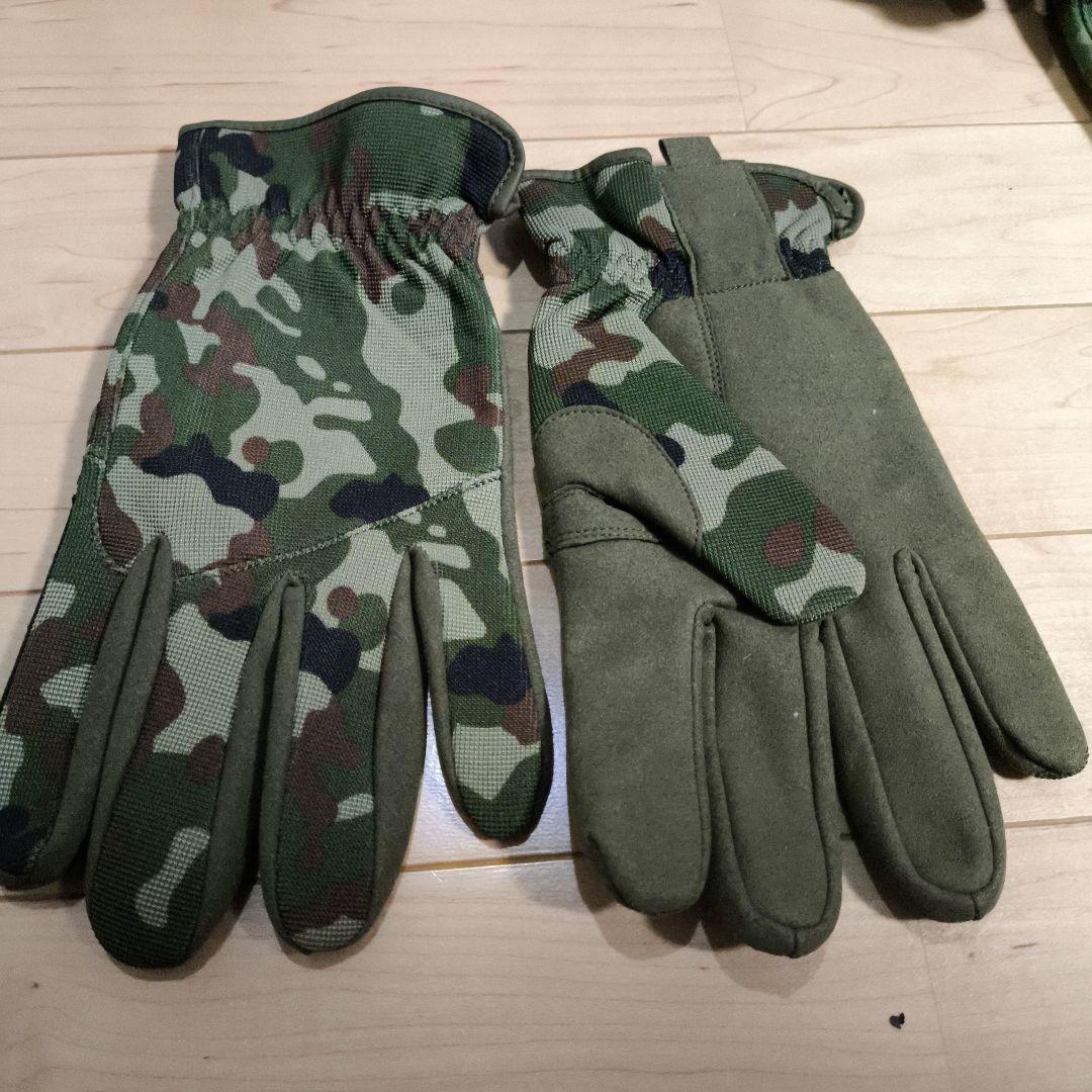 PX品　陸上迷彩戦闘服3型　上下　コンシャツ　グローブセット　厚手生地