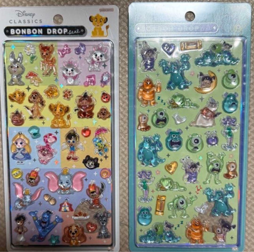 モンスターズインク　ディズニークラシック　ボンボンドロップシール