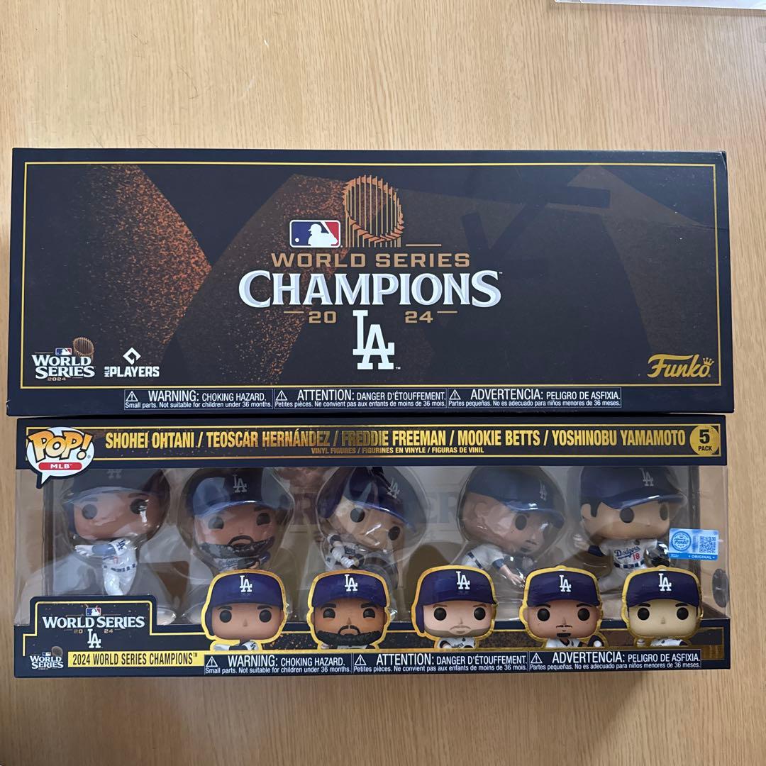 限定品！2024年ドジャース ワールドシリーズフィギュアセット 大谷 山本